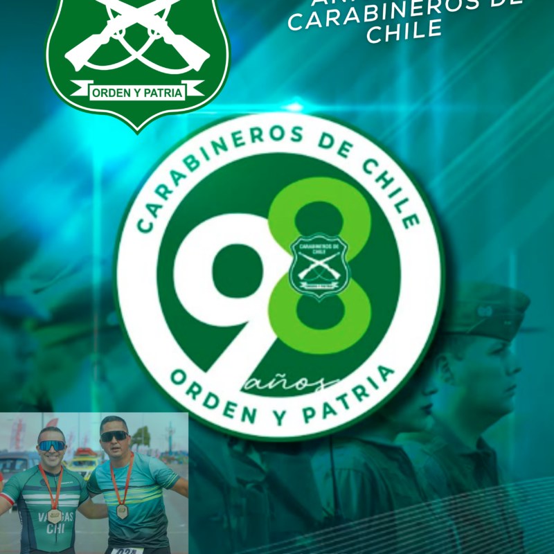 CORRIDA ANIVERSARIO 98° CARABINEROS DE CHILE 2025 / INSCRIPCIONES GRATUITAS 26-04-2025